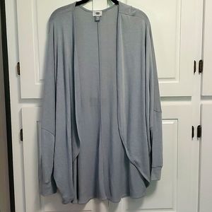 Old Navy blue gray 2XL cardigan wrap